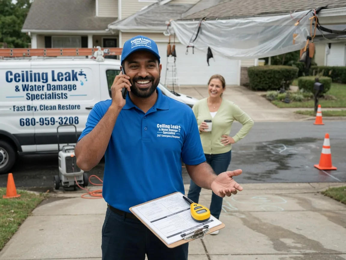 Ceiling Leak Cleanup Huntsville, OH FAQs